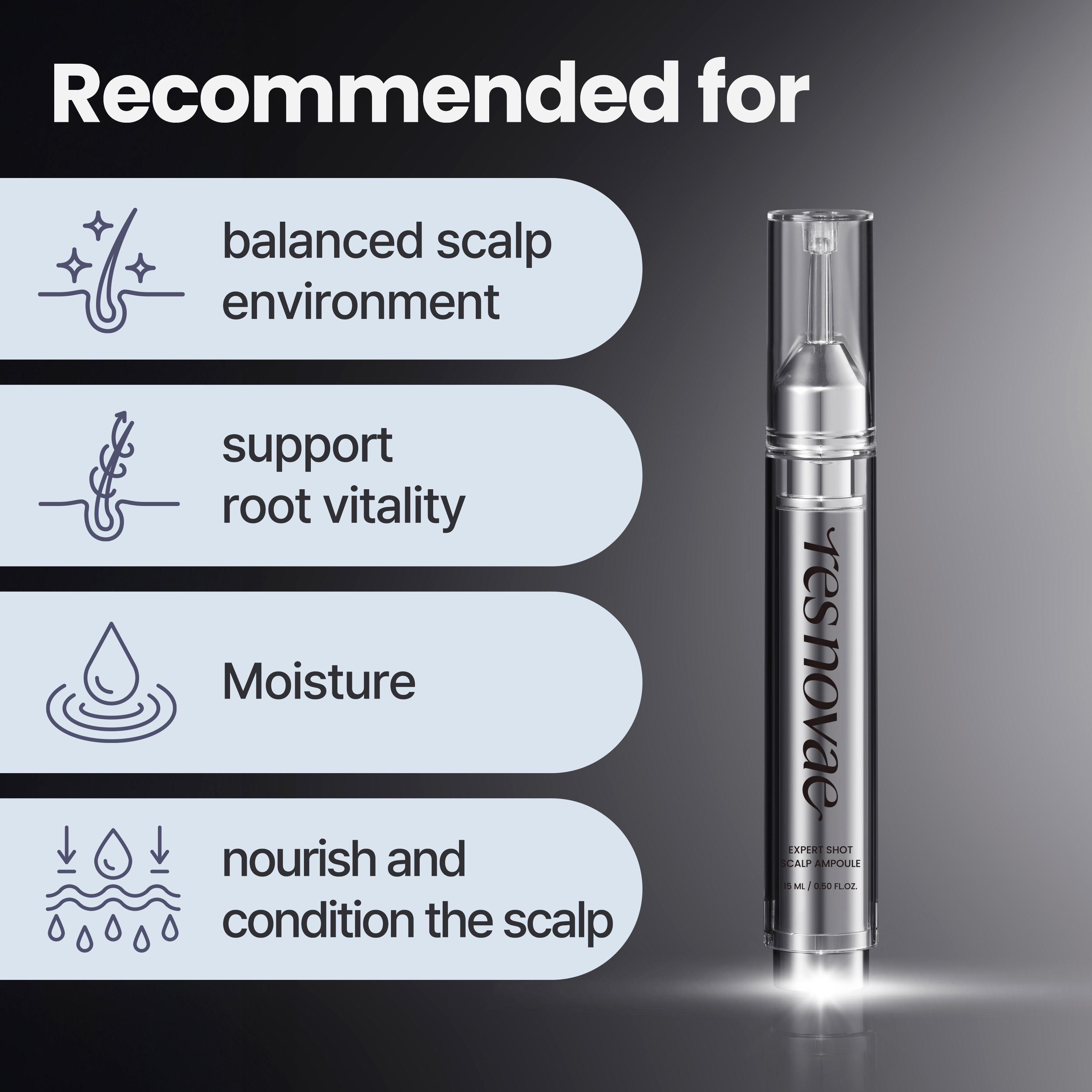 SET] res novae Hyper Shot (+ Expert Shot Scalp Ampoule 15ml) (Pink